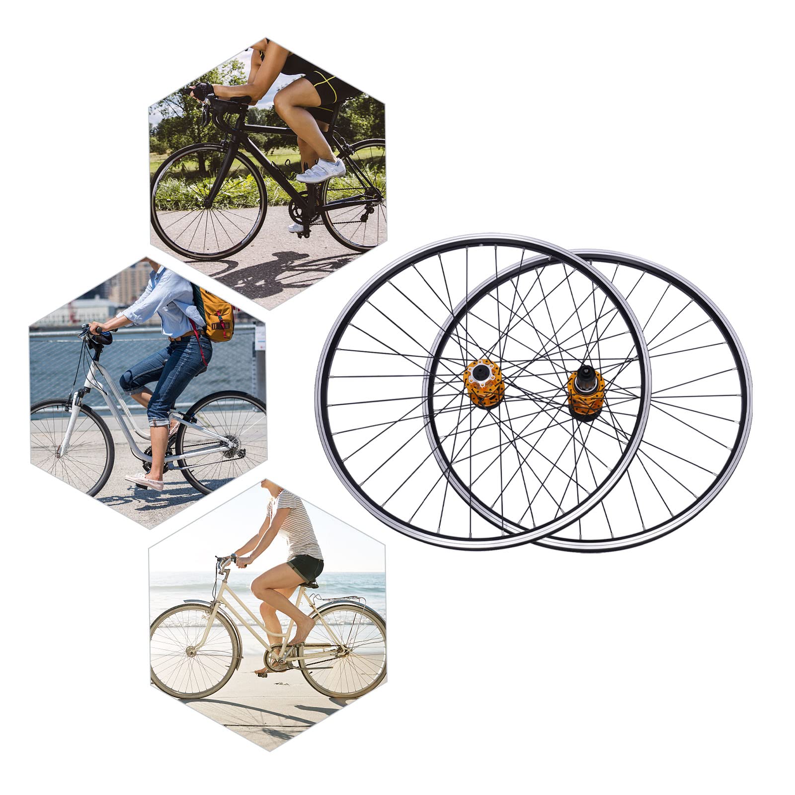 GIANT 27.5インチ MTBホイールセット Amazon | MTBホイールセット アルミ合金リム 32スポークディスク
